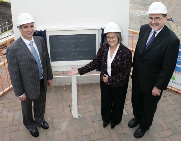 Foundation stone ceremony for Salford Law School building