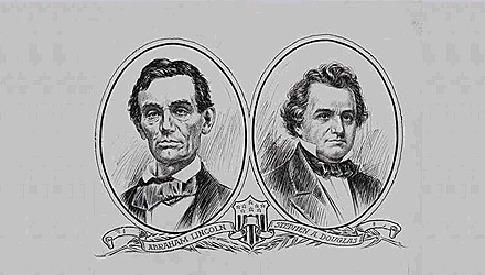 Abraham Lincoln Debates Stephen Douglas