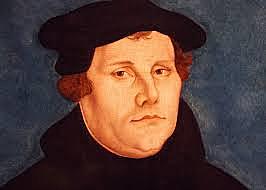 Martin Luther posts his Theses (martin luther)
