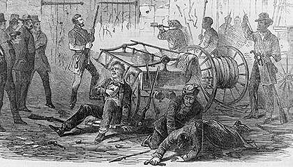 John Brown attacks Harper's Ferry