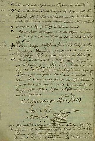 Sentimientos de la Nación