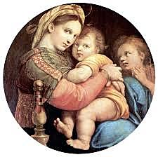 Madonna of the Chair Painting by Raphael in Renaissance art
