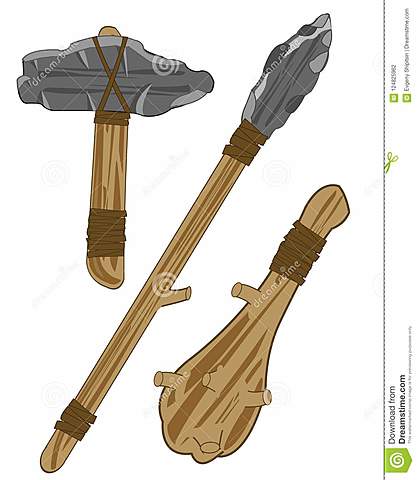 armas de piedra 30.000 BCE