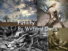 Wilfred Owen  writes  "Futility"