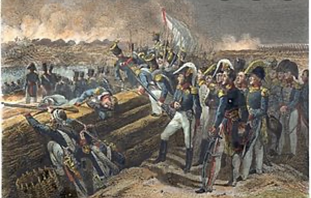 Alzamiento de partidos absolutistas.