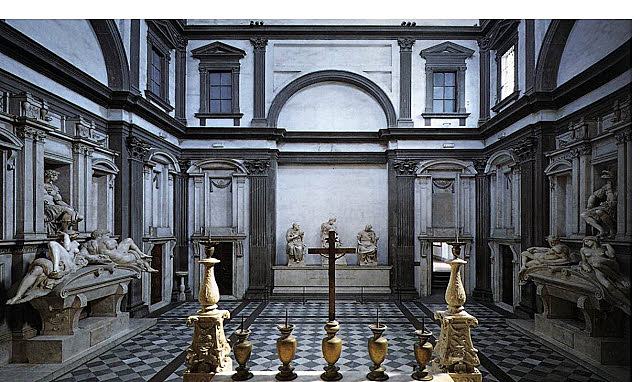 Sacristía Nueva de la Iglesia de San Lorenzo. Florencia.