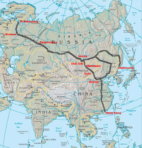 The Trans-Siberian Railway is completed