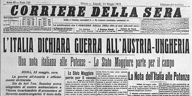 L'Italia entra in guerra