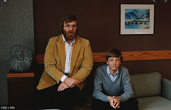 Microsoft founded by Bill Gates and Paul Allen