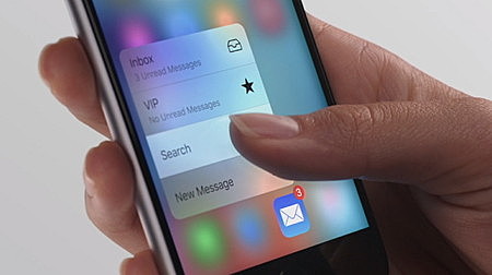 2015 - iPhone 6S y iPhone 6S Plus, con 3D Touch