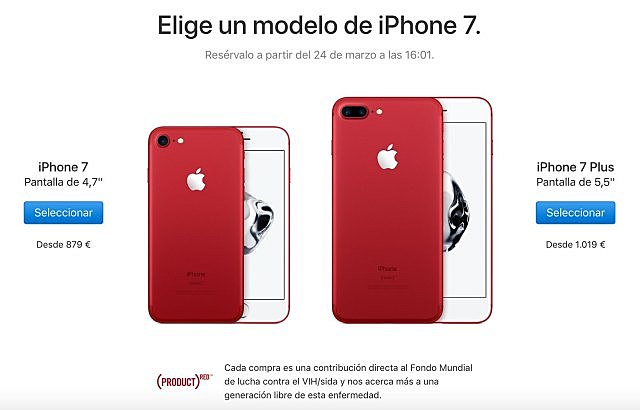 2016 - iPhone 7/7 Plus y iPhone SE, la edición especial
