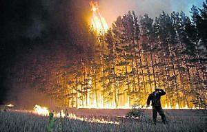 Ola de calor en Rusia