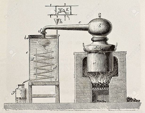 Invención del tubo de enfriamiento en espiral