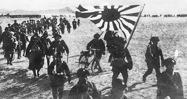 Japan invades China