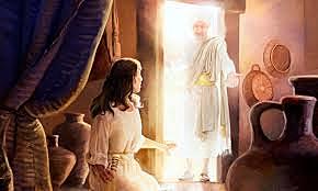 The Angel Gabriel Visits Mary in Nazareth