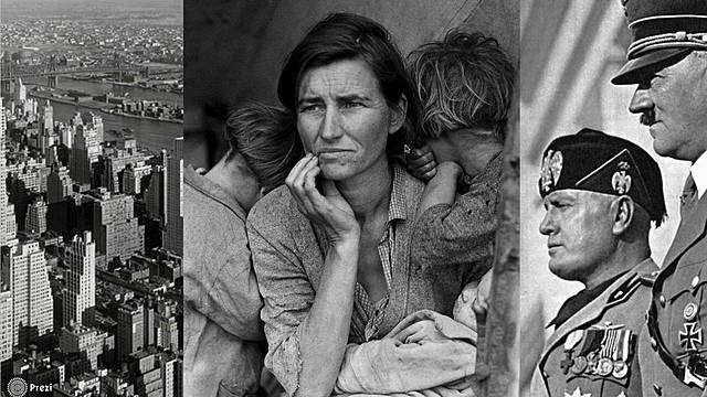 Viktige hendelser i Norge i mellomkrigstiden