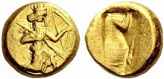 Acuñacion de el oro en Grecia