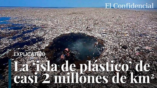 Se encuentran toneladas de plastico en los oceanos.