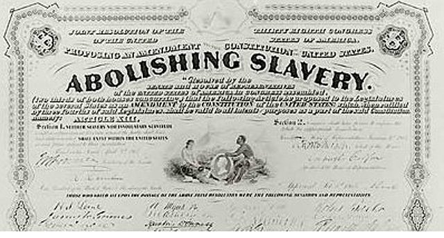 13th Amendment (African Americans)