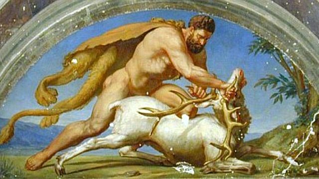 Tercer trabajo: Capturar a la cierva del monte Cerineo.