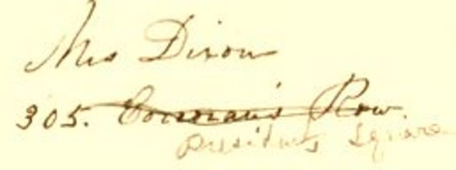 Mary Lincoln Sends Letter to the Dixons at Corcoran's House & President Lincoln Knows Better