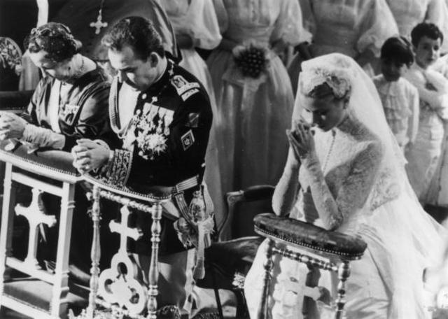 Grace Kelly y el príncipe Rainiero