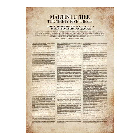 95 Theses / Martin Luther & the Protestant Reformation