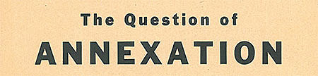 Annexation Question