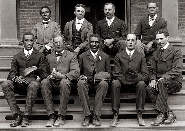 George Washington Carver with fellow faculty of Tuskegee Institute c, 1902