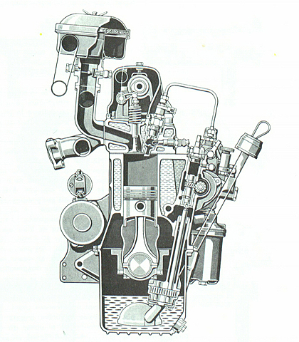 tractor con motor a inyeccion