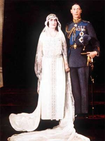 King George V I married Elizabeth Bowes-lyon