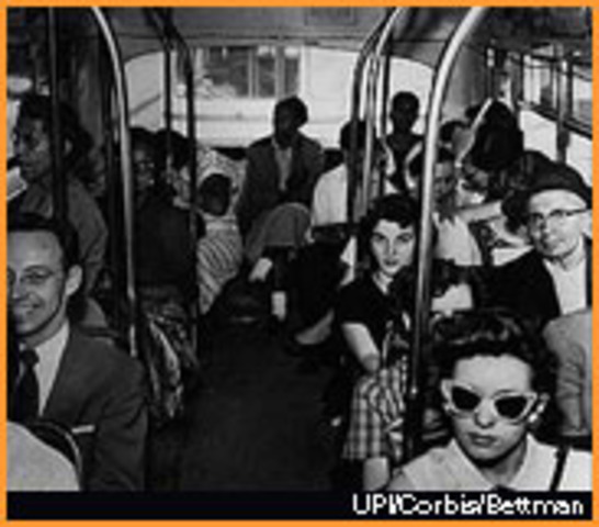 Rosa Parks; bus
