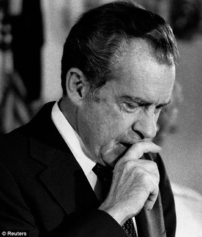 U.S. President Nixon Resigns