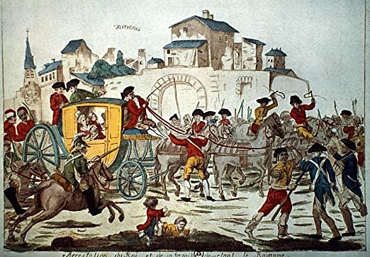 The Royal Family flees Paris