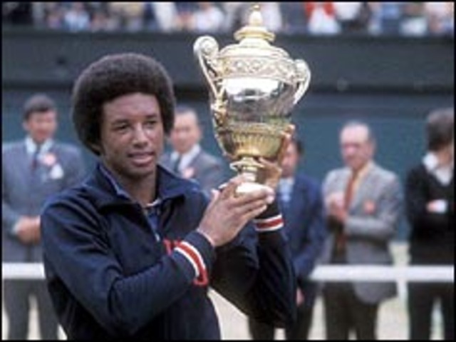 Arthur Ashe First Black Man to Win Wimbledon