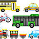 Land transportation vector set 65844540