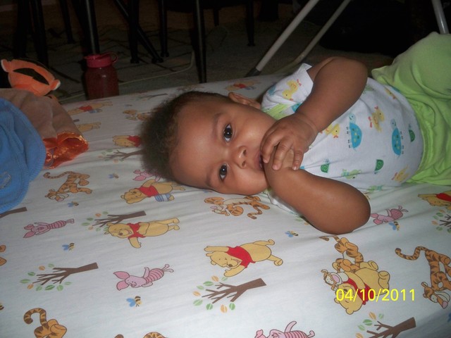 My grandson Jalen going to Kindergarten