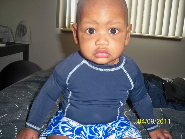 My grandson Dan going to kindergarten