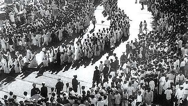 "Quit India" movement