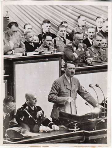 Reichstag speech