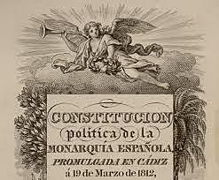 Constitución política de la monarquía española