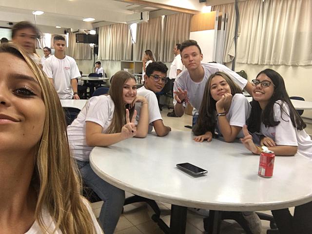 Primeiro dia de aula no Senai