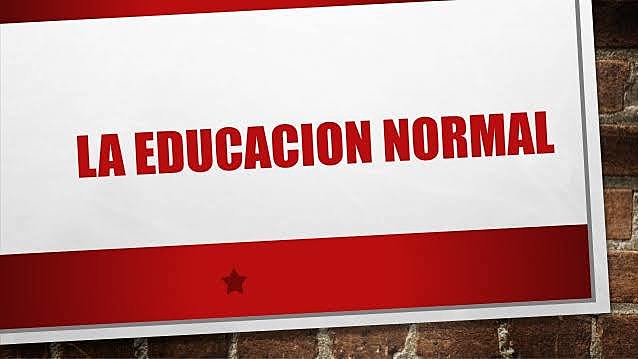 Se eleva la educacion normal