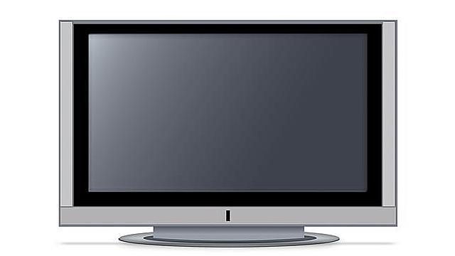 Televisor con pantalla plana