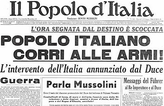 L'ITALIA IN GUERRA