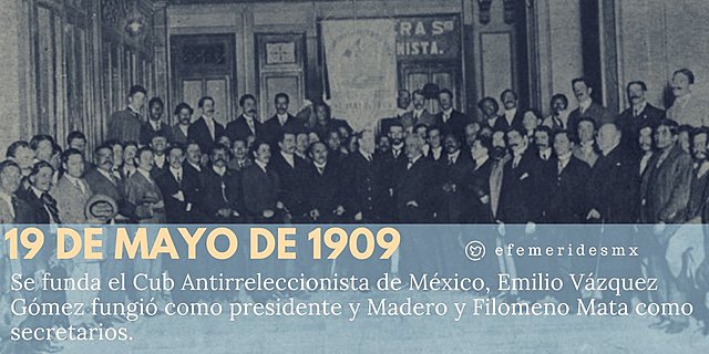 Aparece el Club  Anti-reeleccionista