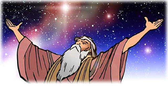 Abraão ouve a mensagem divina no Mediterrâneo