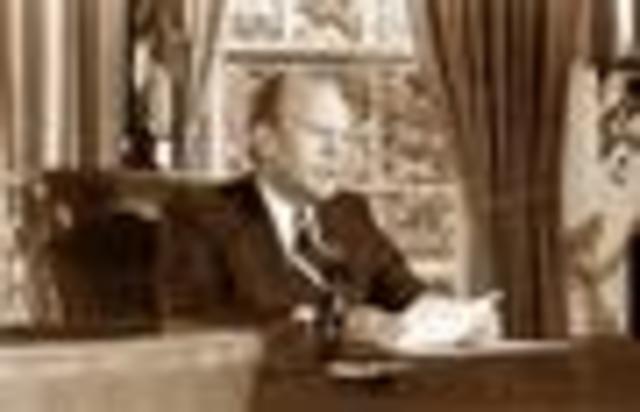 Gerald Ford pardons Nixon