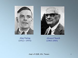 Turing y Church