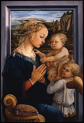 Filippo Lipi, Madonna and Child with angels,